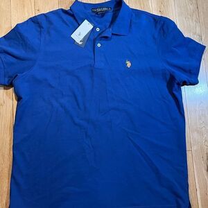 NWT US POLO ASSN Blue Shirt Size XL